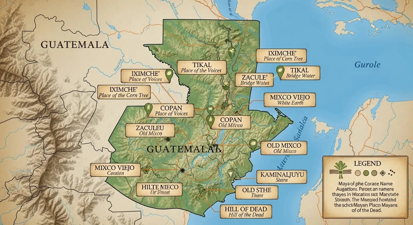 Mapa de Guatemala