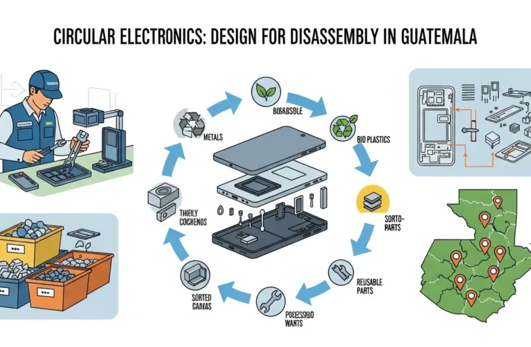 Electrónica circular: diseño para desmontaje en Guatemala