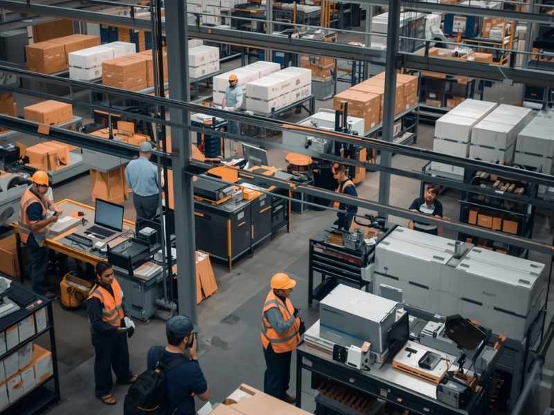 Operación interna de una corporación centroamericana con procesos y equipos coordinados.